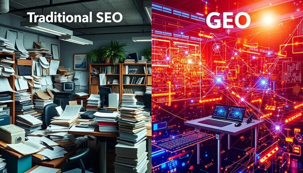 GEO vs Traditional SEO comparison GEO vs Traditional SEO comparison
