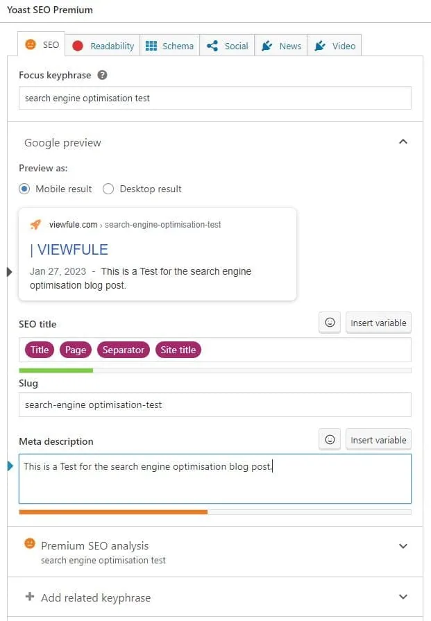 how to add keywords to wordpress